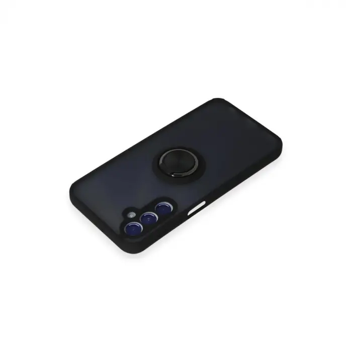 Galaxy M34 5g Kılıf Montreal Yüzüklü  Kapak - Siyah