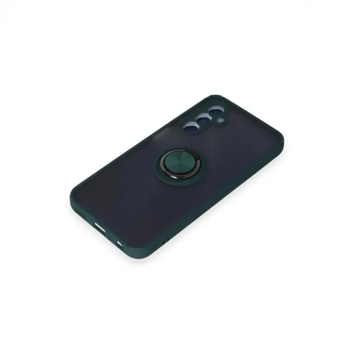Galaxy M34 5g Kılıf Montreal Yüzüklü  Kapak - Yeşil