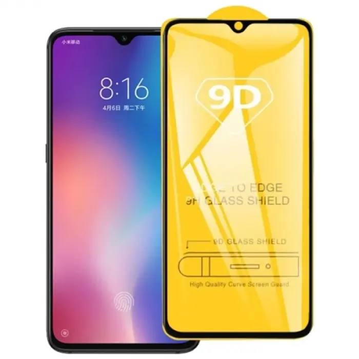 Galaxy Note 10 Lite 9D Full Glue Tempered Cam Ekran Koruyucu-(5775)