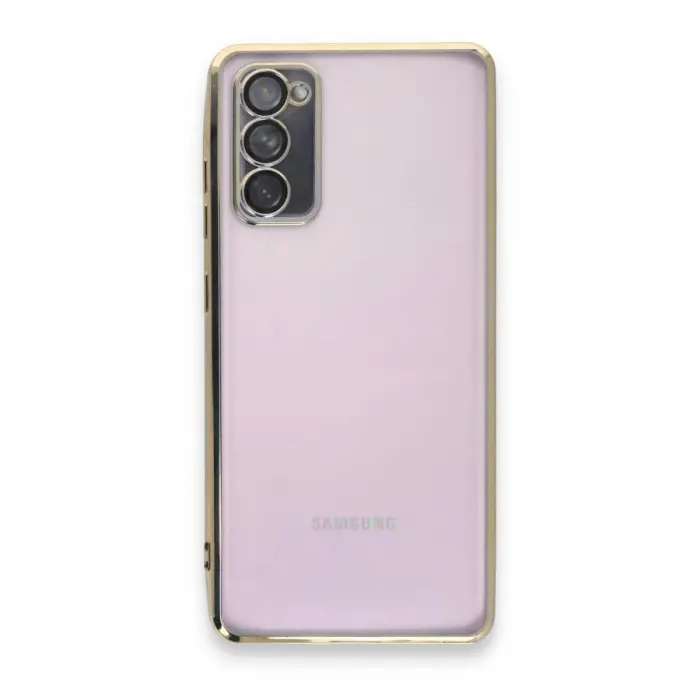 Galaxy S20 Fe Kılıf  Lensli  - Gold