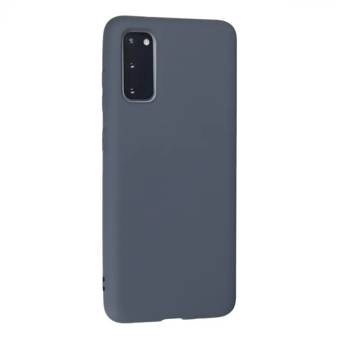 Galaxy S20 Kılıf Nano İçi Kadife  - Gri