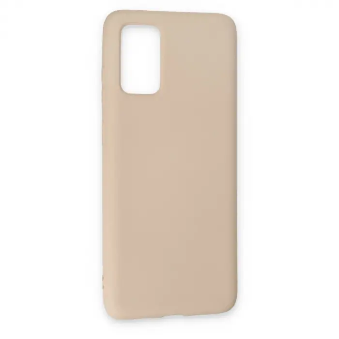 Galaxy S20 Kılıf Nano İçi Kadife  - Pudra