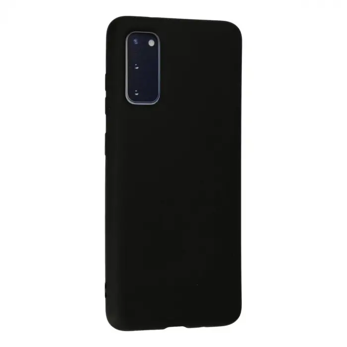 Galaxy S20 Kılıf Nano İçi Kadife  - Siyah