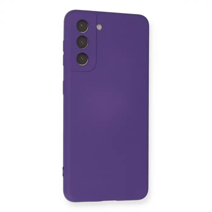 Galaxy S21 Kılıf Nano İçi Kadife  - Mor