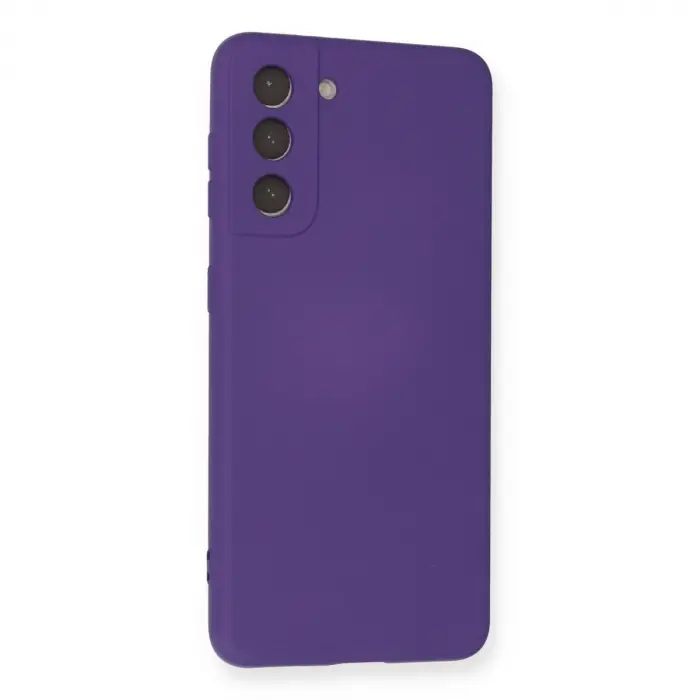 Galaxy S21 Kılıf Nano İçi Kadife  - Mor