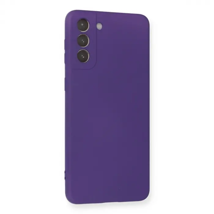 Galaxy S21 Plus Kılıf Nano İçi Kadife  - Mor