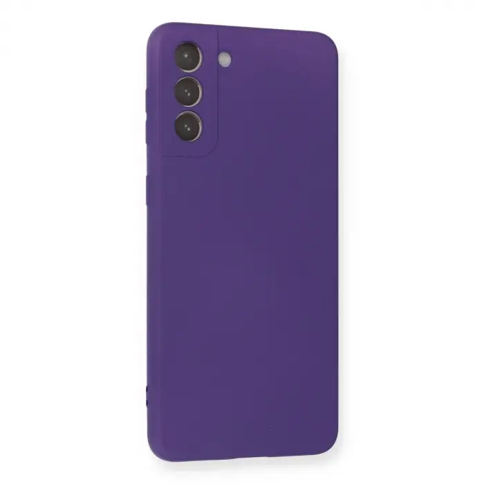 Galaxy S21 Plus Kılıf Nano İçi Kadife  - Mor