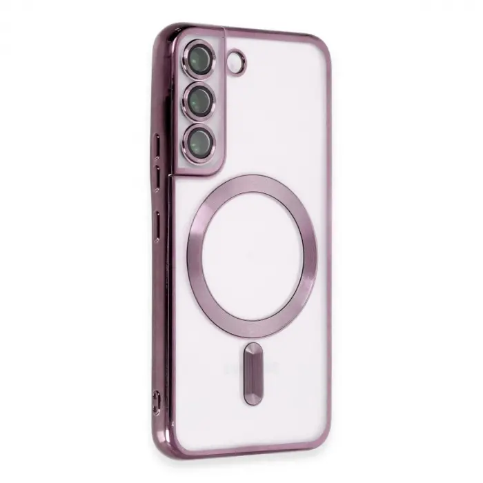 Galaxy S22 Kılıf Kross Magneticsafe Kapak - Mor