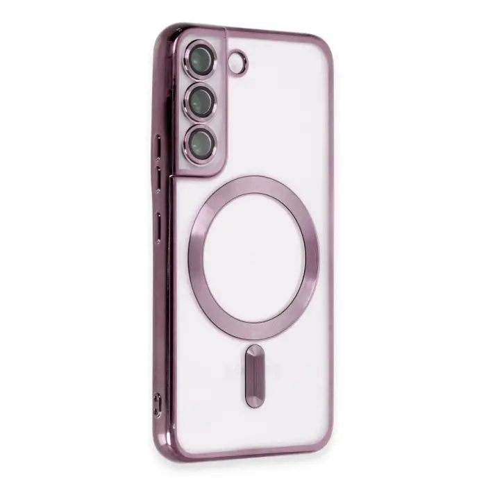 Galaxy S22 Kılıf Kross Magneticsafe Kapak - Mor
