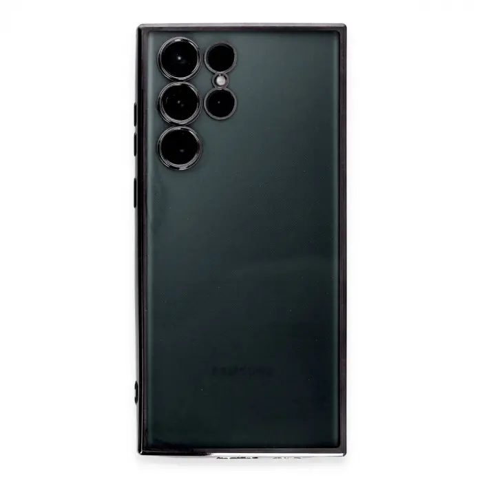 Galaxy S22 Ultra Kılıf  Lensli  - Siyah