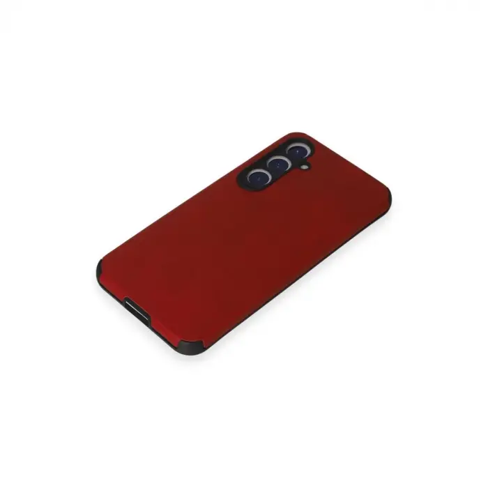 Galaxy S23 Fe Kılıf Loop Deri  - Kırmızı