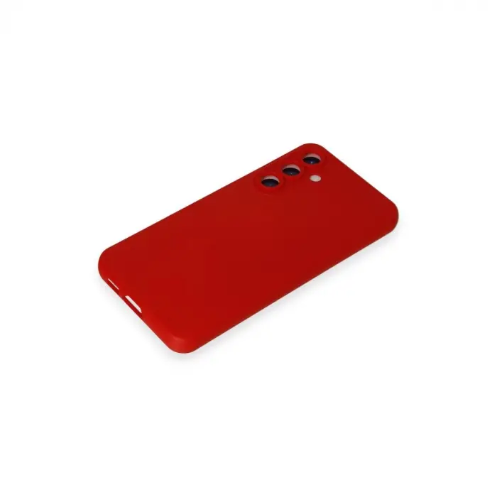 Galaxy S23 Fe Kılıf Nano İçi Kadife  - Kırmızı
