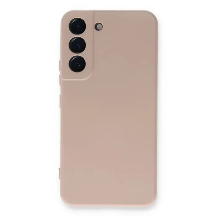 Galaxy S23 Kılıf Nano İçi Kadife  - Pudra