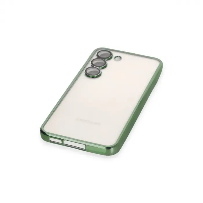 Galaxy S23 Plus Kılıf  Lensli  - Yeşil