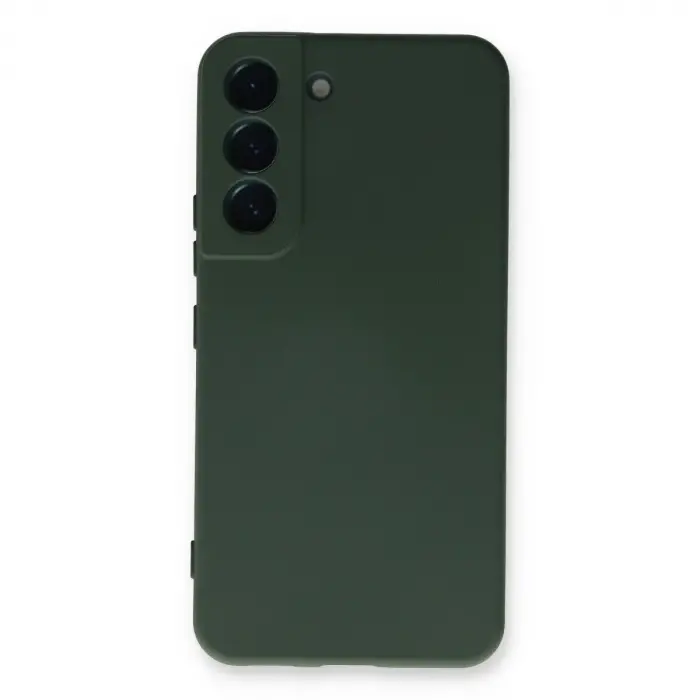 Galaxy S23 Plus Kılıf Nano İçi Kadife  - Koyu Yeşil