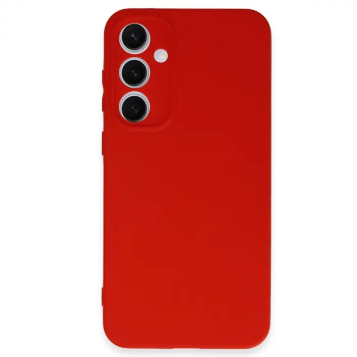 Galaxy S24 Fe Kılıf Nano İçi Kadife  - Kırmızı
