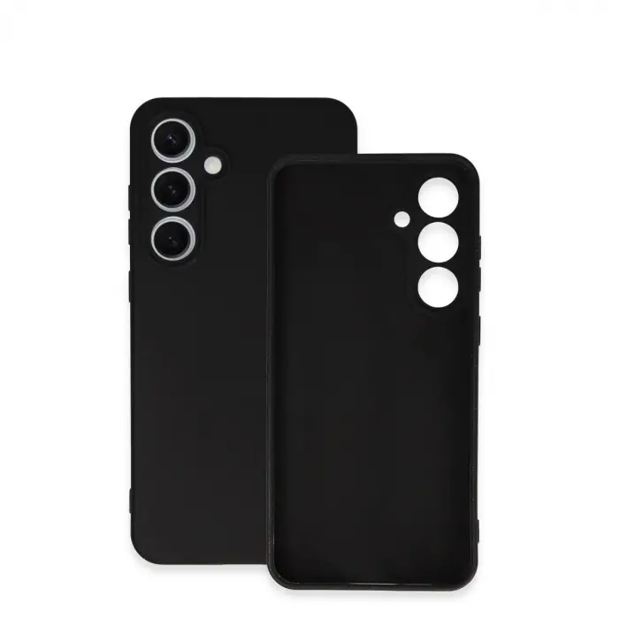 Galaxy S24 Fe Kılıf Nano İçi Kadife  - Siyah