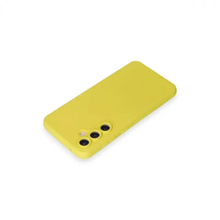 Galaxy S24 Kılıf Nano İçi Kadife  - Sarı