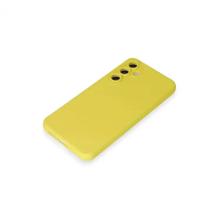 Galaxy S24 Kılıf Nano İçi Kadife  - Sarı