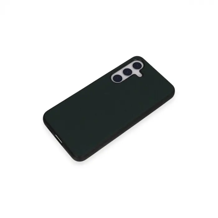 Galaxy S24 Kılıf Taft Kapak - Koyu Yeşil