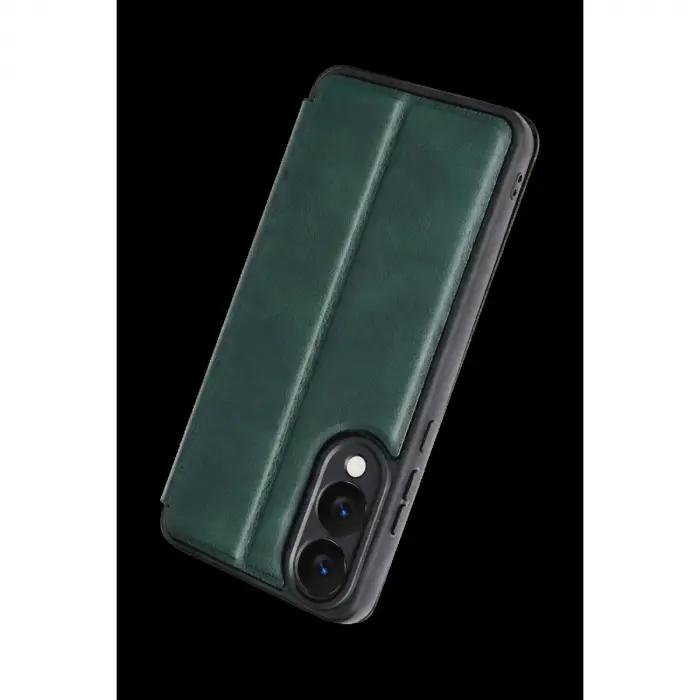 Galaxy S25 Edge Flip Cover - Koyu Yeşil