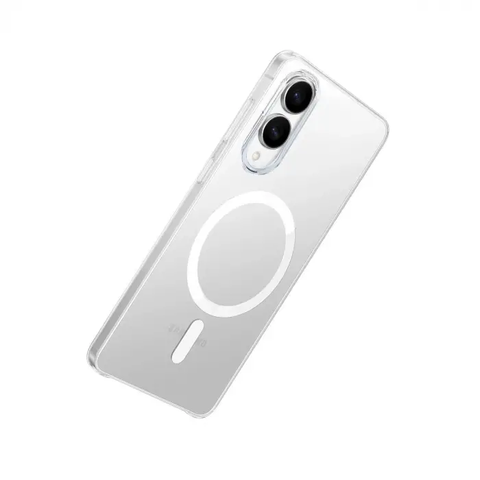 Galaxy S25 Edge Kılıf Pc Zara Magsafe Şeffaf Kılıf - Şeffaf