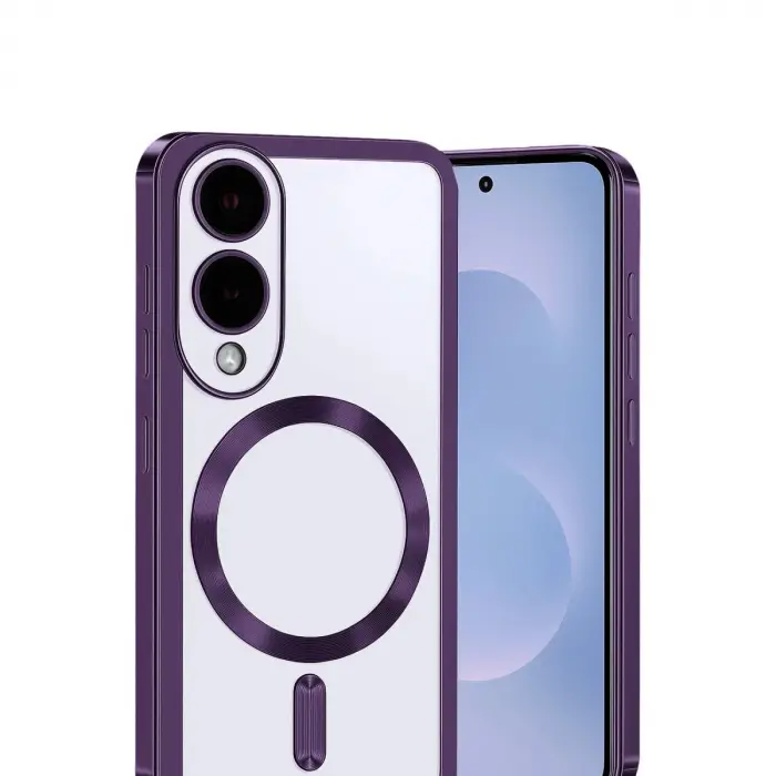 Galaxy S25 Edge Kross Magneticsafe Kapak - Mor