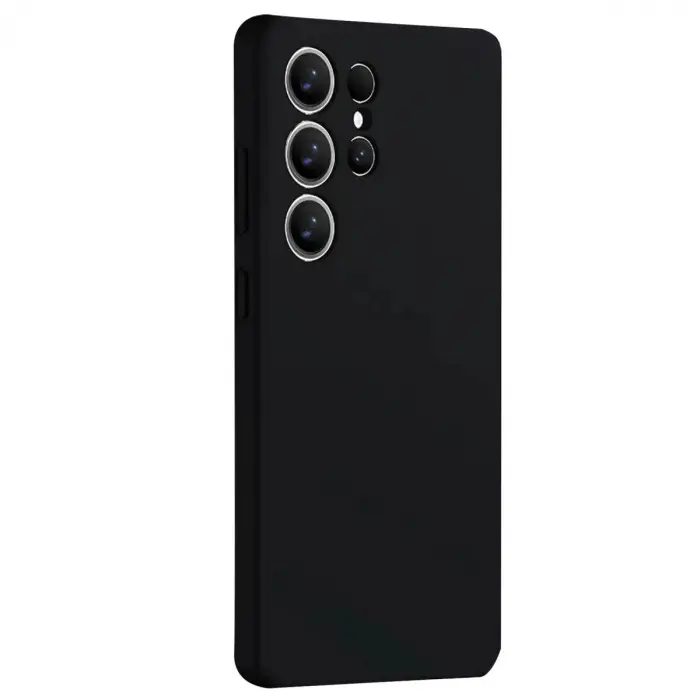 Galaxy S25 Ultra Kılıf Nano İçi Kadife  - Siyah