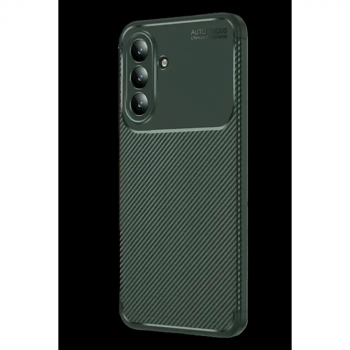 Galaxy S26 Auto Fus Karbon Kapak - Koyu Yeşil