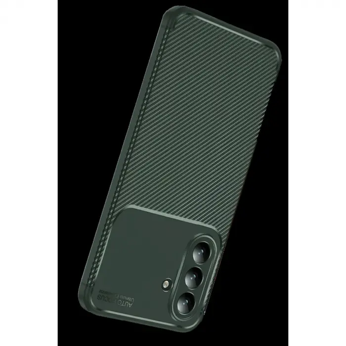 Galaxy S26 Auto Fus Karbon Kapak - Koyu Yeşil