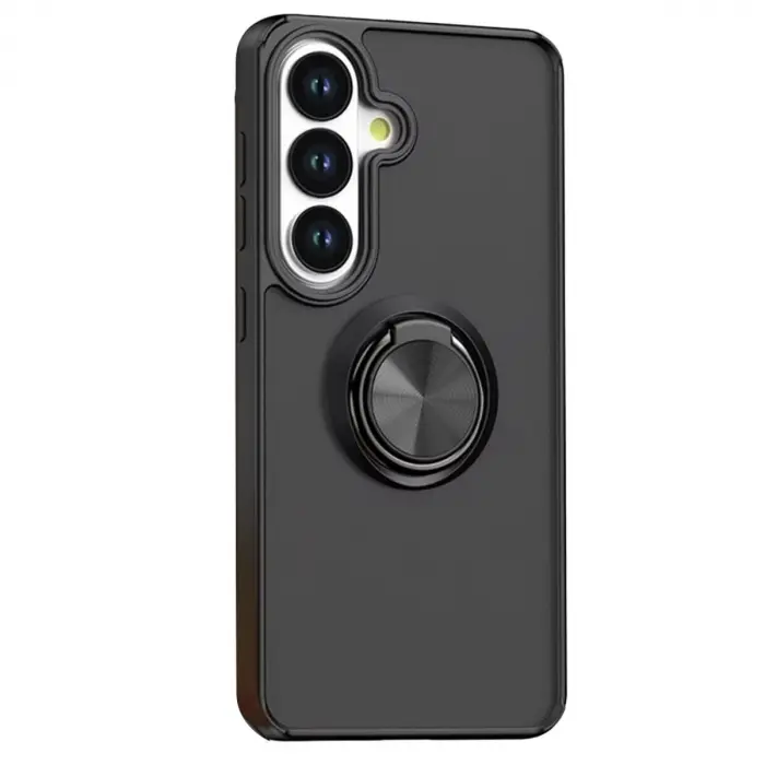 Galaxy S26 Montreal Yüzüklü  Kapak - Siyah