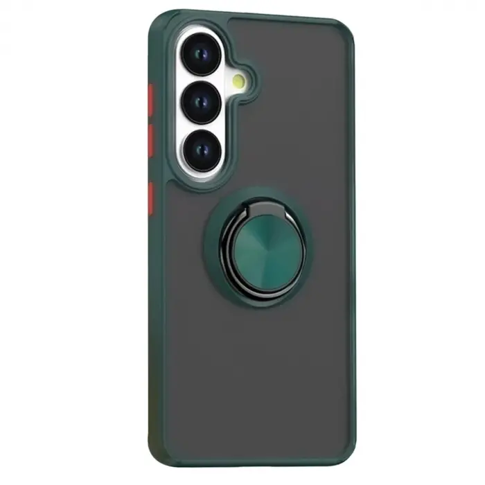 Galaxy S26 Montreal Yüzüklü  Kapak - Yeşil