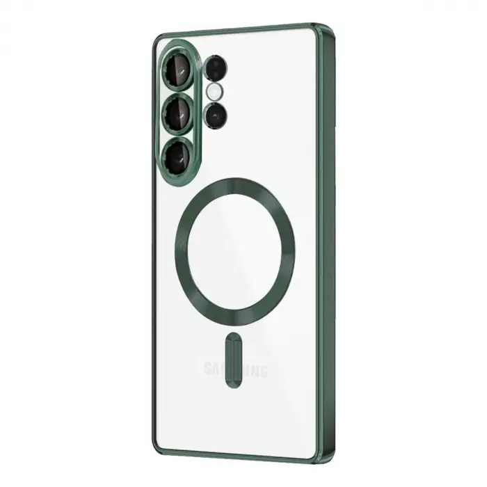 Galaxy S26 Ultra Kross Magneticsafe Kapak - Koyu Yeşil