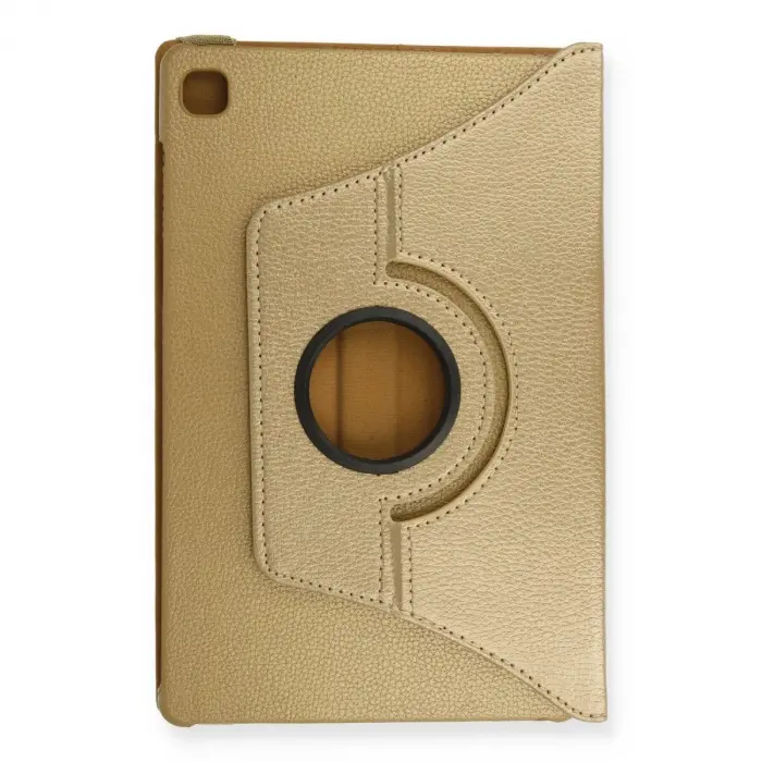 Galaxy T500 Tab A7 10.4 Kılıf 360 Tablet Deri Kılıf - Gold