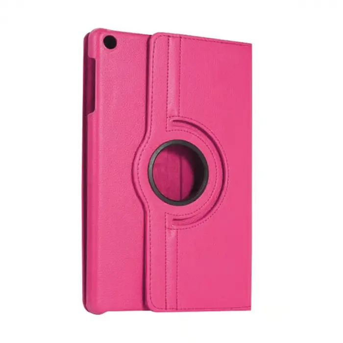 Galaxy Tab A11 360 Tablet Deri Kılıf - Pembe