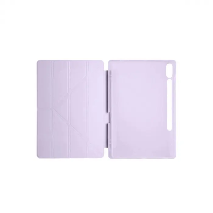 Galaxy X610 Tab S9 Fe Plus 12.4 Kılıf Kalemlikli Mars Tablet Kılıfı - Lila