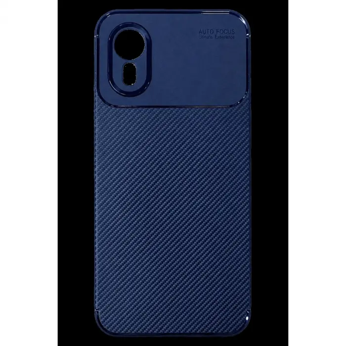 Galaxy Xcover 7 Kılıf Auto Fus Karbon Kapak - Lacivert