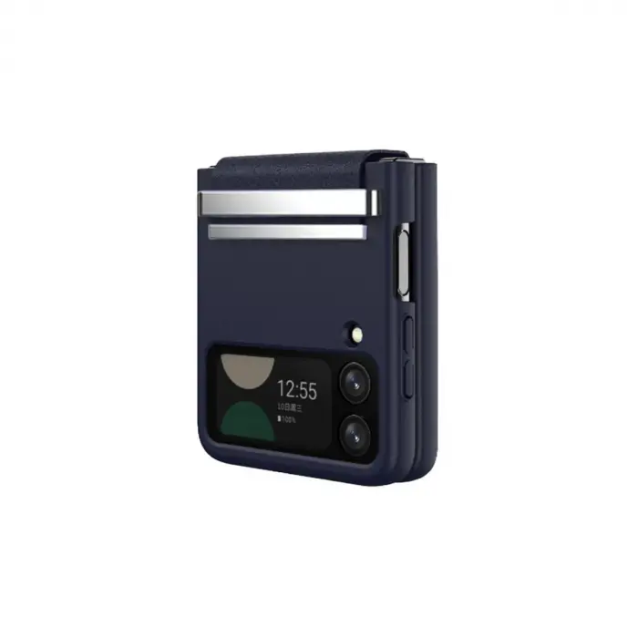 Galaxy Z Flip 4 Kılıf Belt Flip Kapak - Lacivert