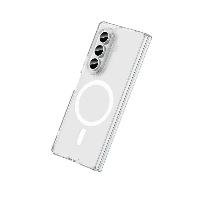 Galaxy Z Fold 7 Kılıf Magneticsafe Şeffaf  - Şeffaf