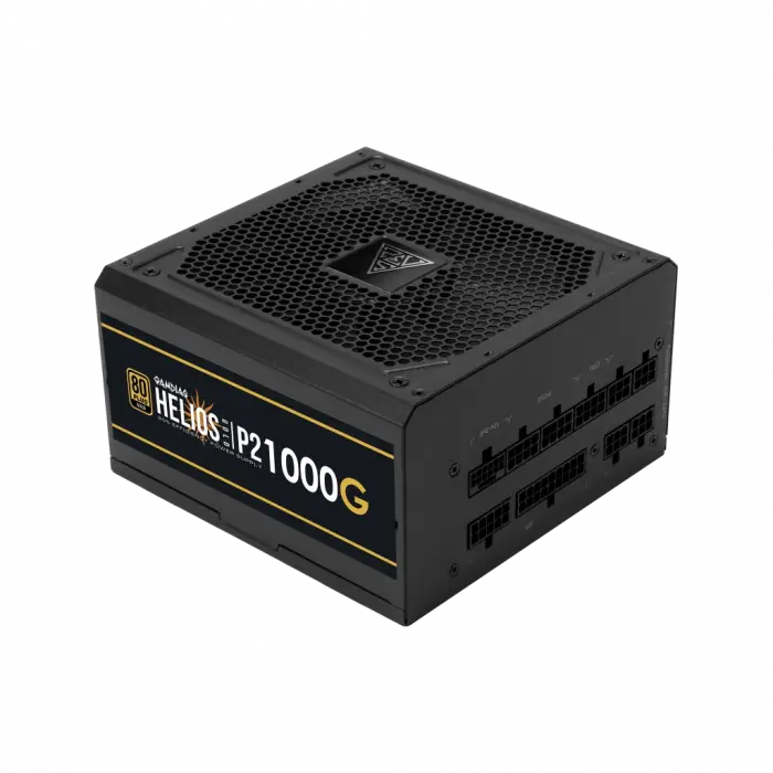 GAMDIAS HELIOS P2-1000G, 1000W, 80+ Gold, Full Modüler, Aktif PFC, GAMING, ATX, Power Supply (PSU)