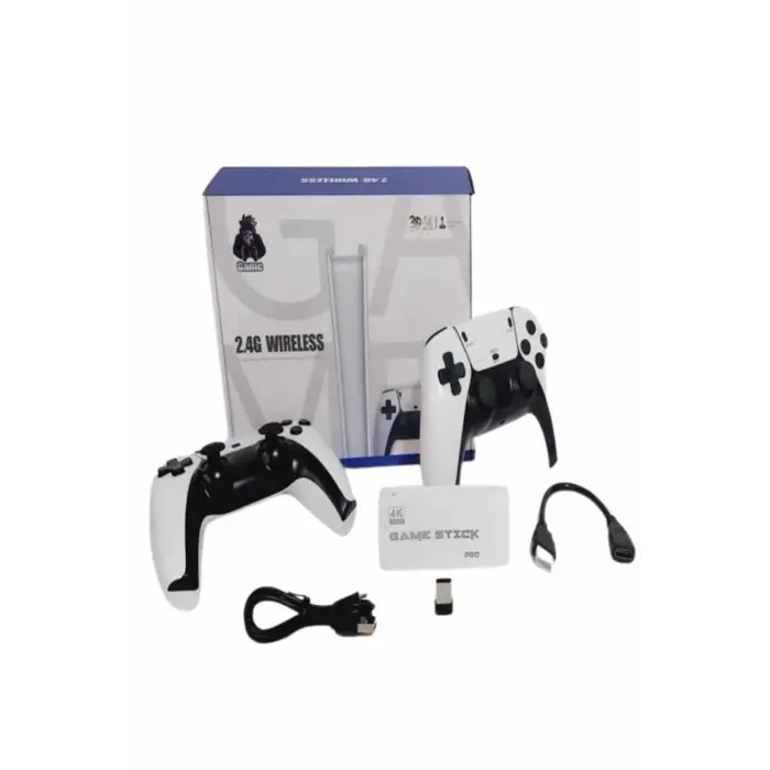 Game Stick 4K Retro Çift Kollu Atari Oyunlari +20000 Oyunlu Konsol Nostalji