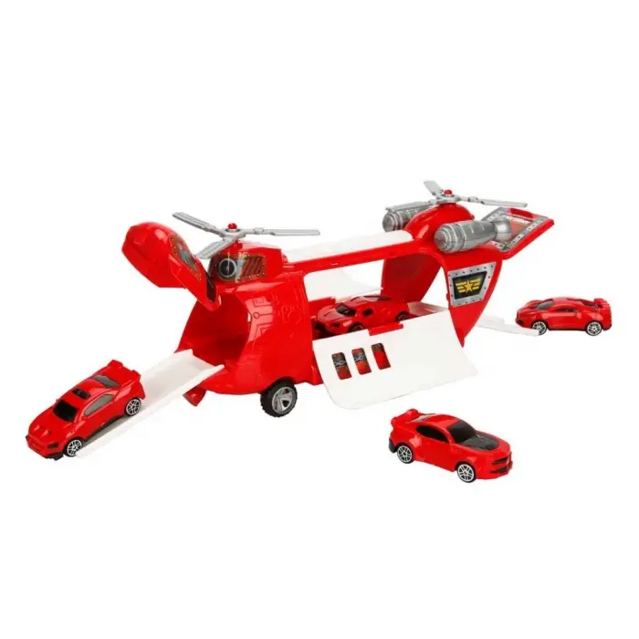 GARAJ SET POLİS AMBULANS ASKER TAŞIYICI HELİKOPTER ARB 3R