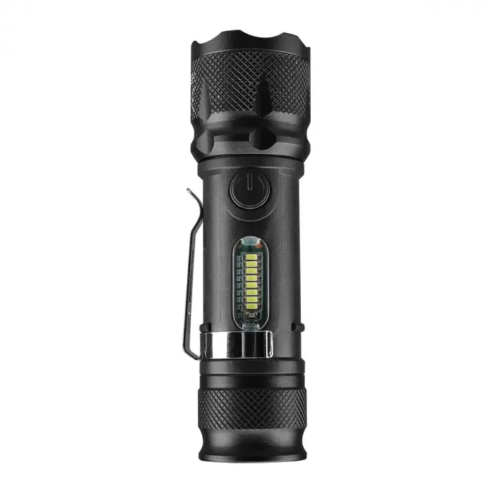 Gd-350 Usb Şarjlı Mıknatıslı Zoomlu El Feneri