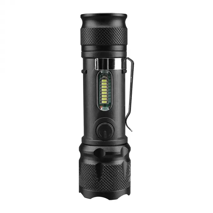 Gd-350 Usb Şarjlı Mıknatıslı Zoomlu El Feneri