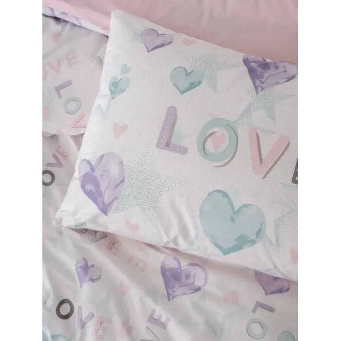 Genç Ranforce Nev Takımı Tek Kişilik Lovella Pembe