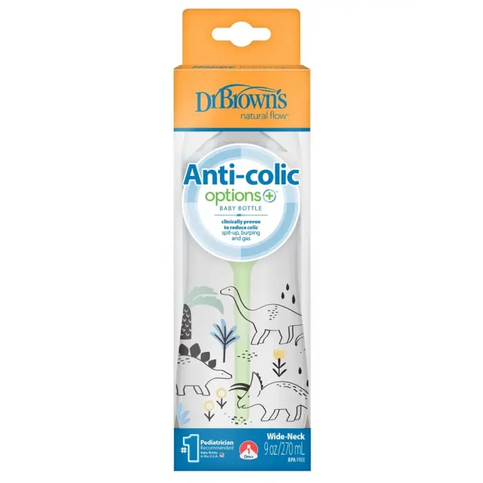 Geniş Ağız PP Antikolik Options Biberon  270 ml Erkek