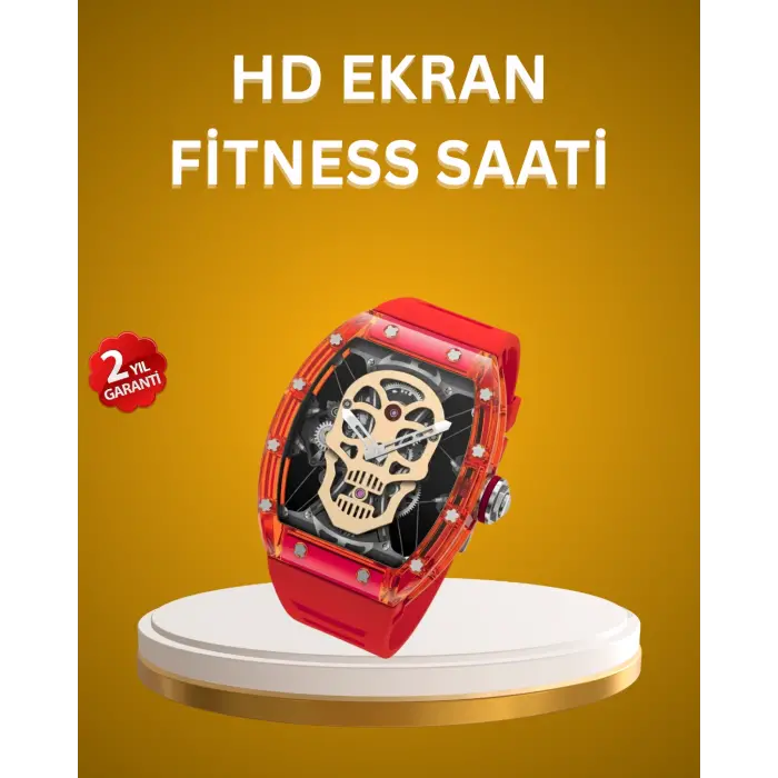 Geniş Ekranlı Akıllı Saat Şık ve Modern Tasarım