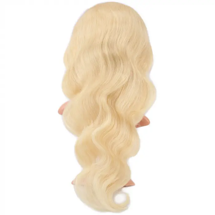 Gerçek Front Lace Daalı Platin Tül Peruk / 70/75cm