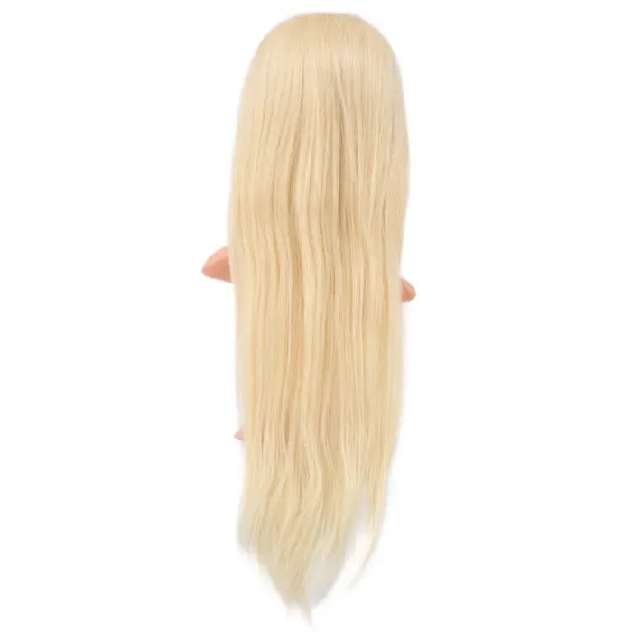Gerçek Front Lace Düz Platin Tül Peruk / 65/70cm