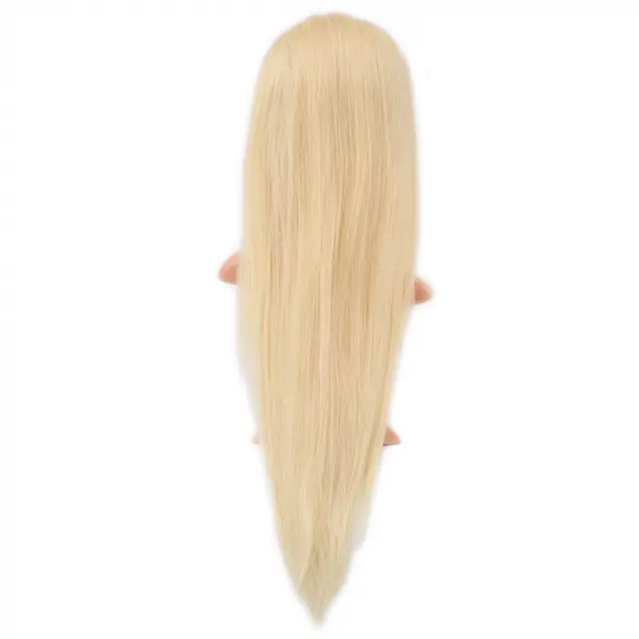 Gerçek Front Lace Düz Platin Tül Peruk / 70/75cm